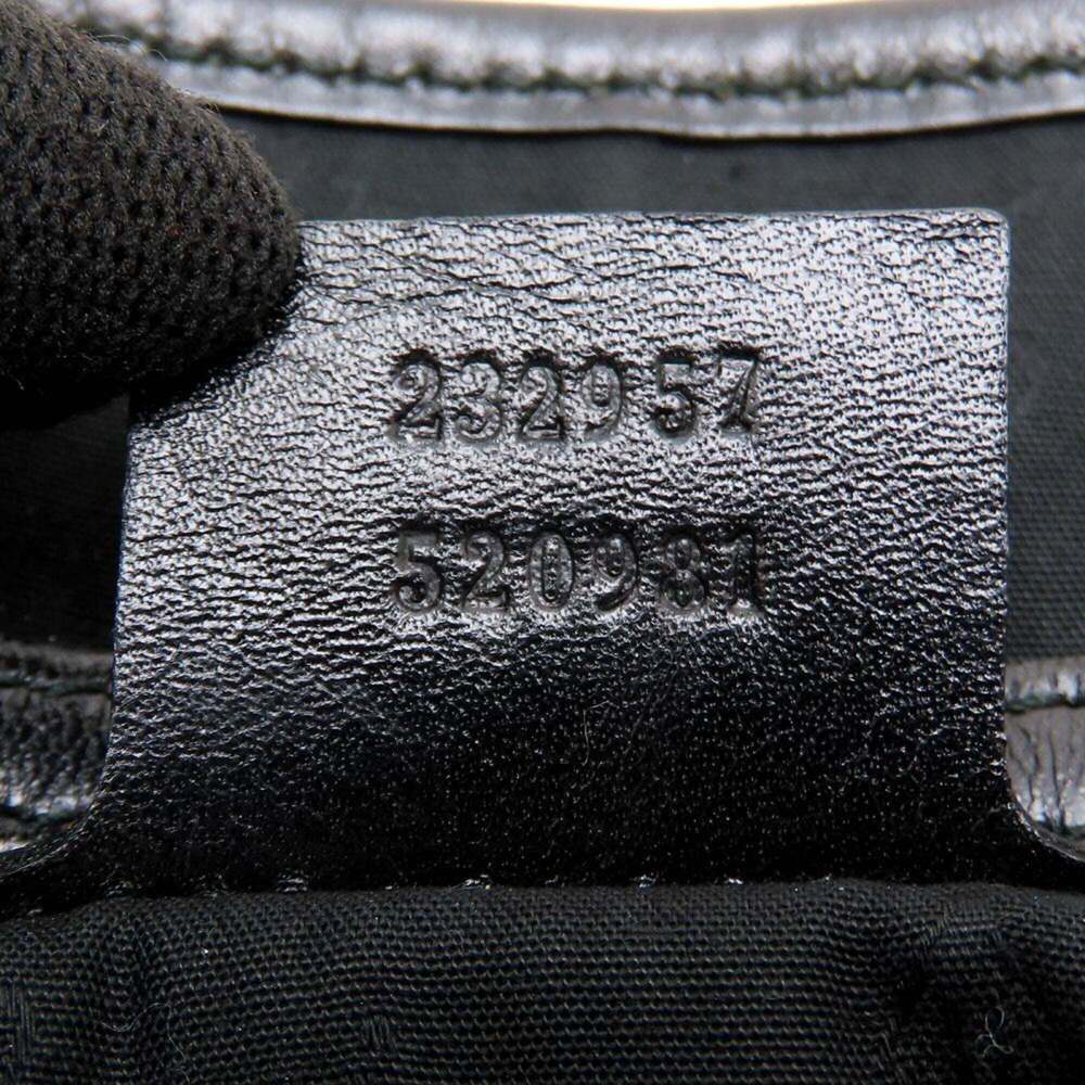 GUCCI Black Leather Tote Bag - Picture 9 of 16